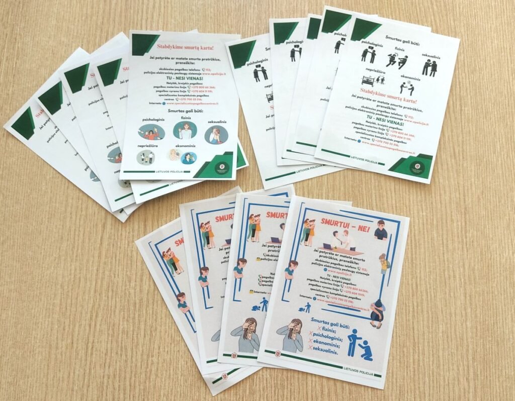 Dūkšto bibliotekoje kalbėtasi smurto tema