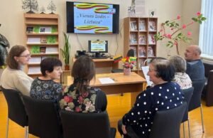 Lietuvos valstybės atkūrimo dienai skirti renginiai Grybėnų bibliotekoje.